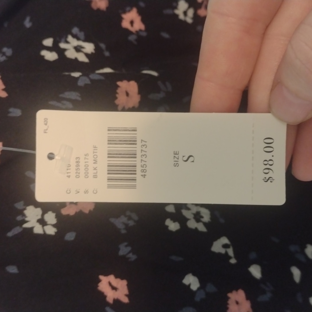 Anthropologie cloth & stone floral top size small - Picture 6 of 9